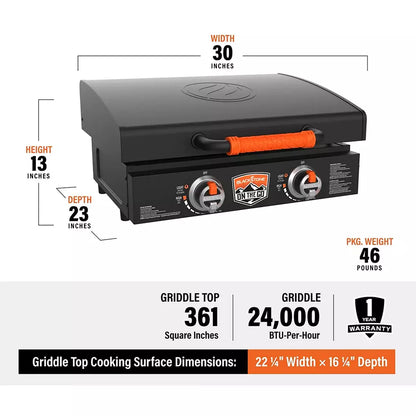 Blackstone 22” On The Go Griddle with Hood