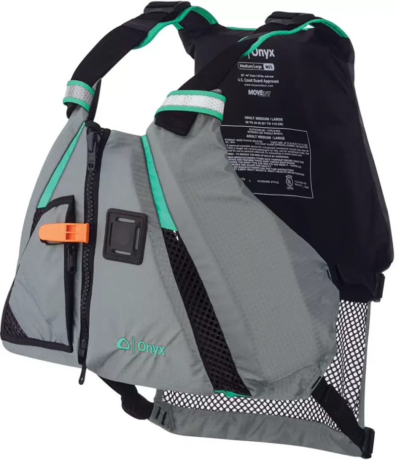 Onyx Adult MoveVent Dynamic Nylon Life Vest - Turquoise