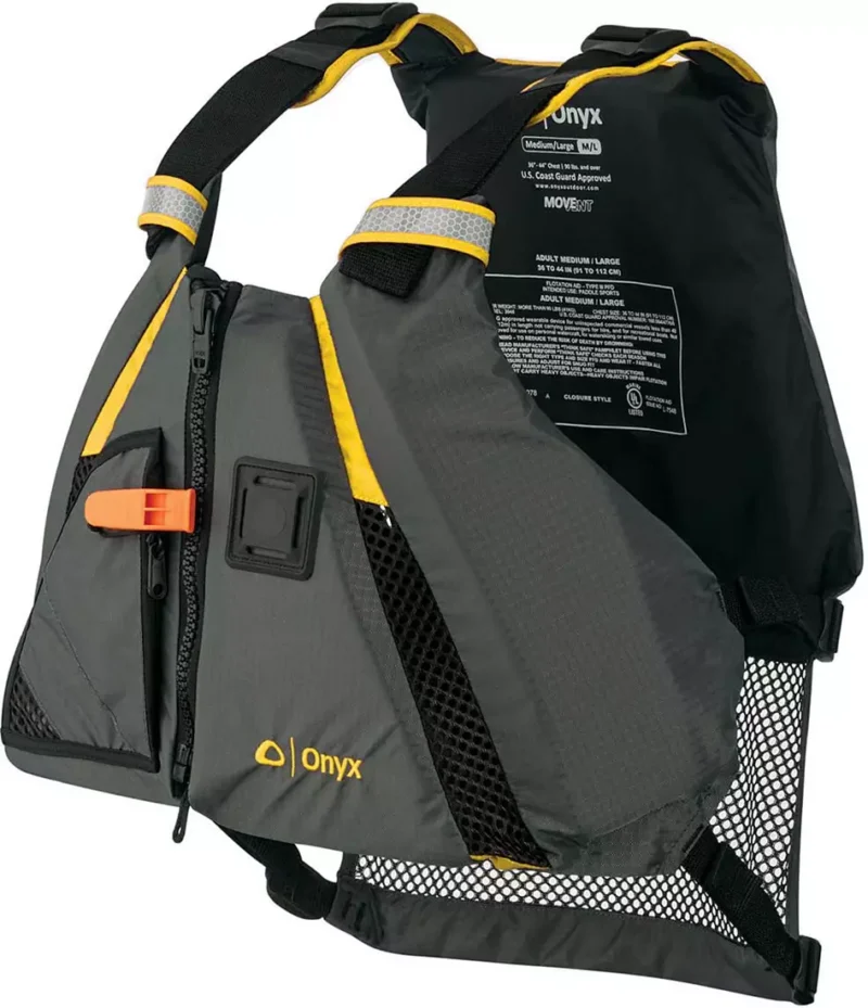 Onyx Adult MoveVent Dynamic Nylon Life Vest - Yellow