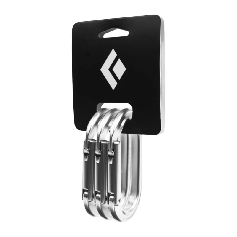 Black Diamond Oval Carabiner - Package Of 3