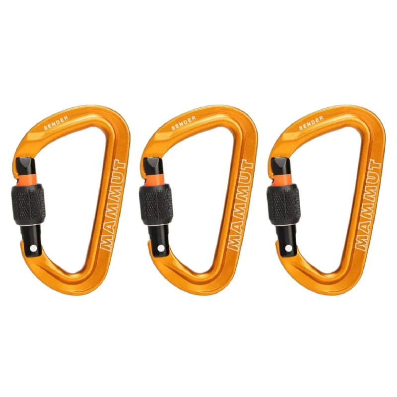 Mammut Sender Screwgate Carabiner - Package Of 3