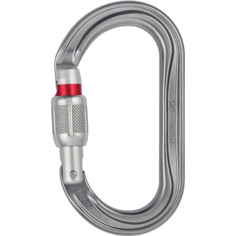 Petzl Ok Oval Screwgate Locking Carabiner
