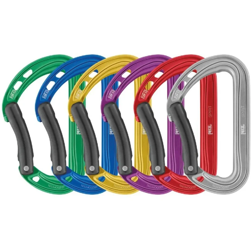 Petzl Spirit Bent Gate Carabiner - Package Of 6