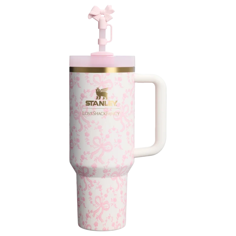 Stanley 1913 x LoveShackFancy Holiday Quencher® H2.0 FlowState™ Tumbler | 40 OZ