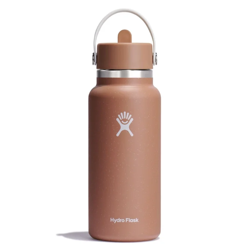 Hydro Flask Wide-Mouth Vacuum Water Bottle With Flex Straw Cap - 32 Fl. Oz.