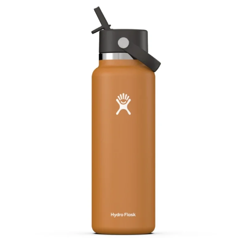 Hydro Flask Wide-Mouth Vacuum Water Bottle With Flex Straw Cap - 40 Fl. Oz.