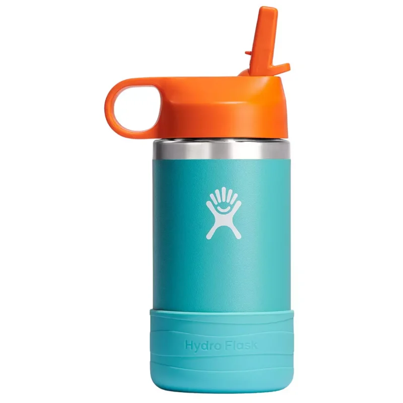 Hydro Flask 12 Oz. Kids' Wide Mouth Bottle With Straw Cap And Boot