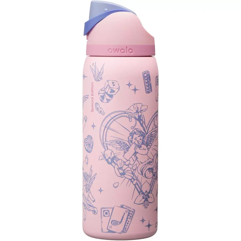 Owala 32 Oz. Freesip Stainless Steel Water Bottle - Shot To The Heart