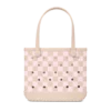 Checkered Linen/ Pink Marshmallow
